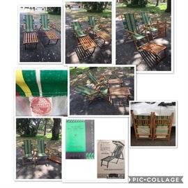 TELESCOPE FOLDING CHAIRS