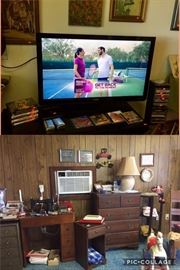 TV, SEWING MACHINE, DRESSER