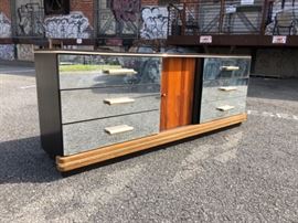 Mirrored Credenza. 1970s.