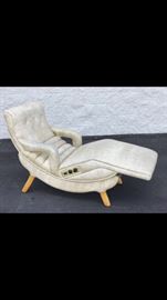 Vintage recliner. Vibrates and reclines