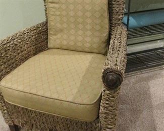 RATTAN CLUB CHAIR