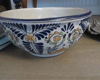 URIARTE POTTERY BOWL PUEBLO MEXICO