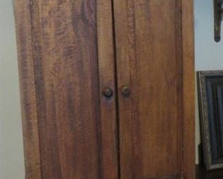 VINTAGE TWO DOOR TABLE TOP CABINET