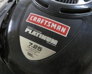 CRAFTSMAN PLATINUM 7.25 LAWN MOVER