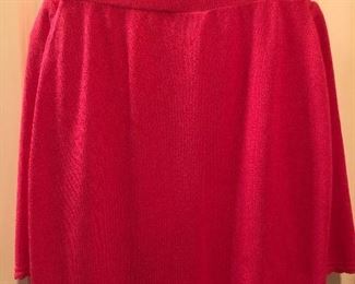 St. John Fuchsia Pink Suit Jacket, Skirt & Shell 3PCS Size 6