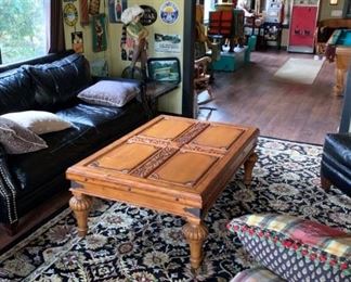 Beautiful wood coffee table.