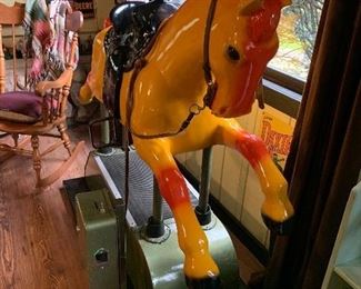 Great restored Coin-Operated horse ride. Available for presale. Please text offers to 847-772-0404.