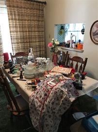 Maple dining room set