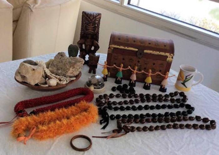 WWT008 Hawaiian Collectibles, Shells & Stones