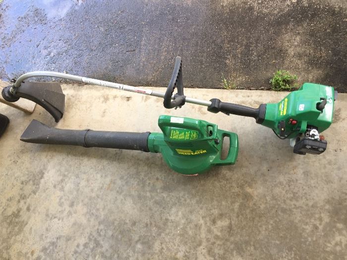 Blower and weed eater