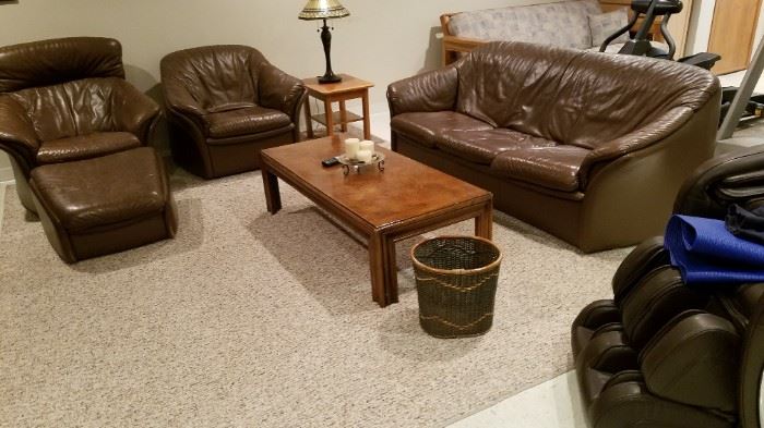 Nice leather furniture