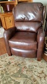 Leather recliner