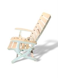 Kettler Tiffany 16 Position high Back White Outdoor Chair. Very good condition – light wear. 