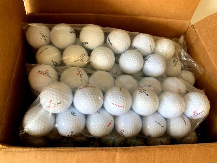 GOLFER’S BALL LOT. All items as shown in photos. 