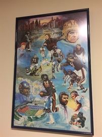 Sports memorabilia poster
