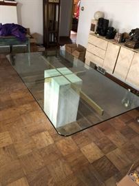 Marble Brass and Glass Dining Table https://ctbids.com/#!/description/share/135605