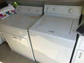 Washer & electric dryer