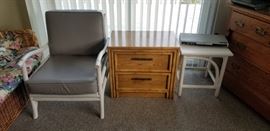 Rattan chairs and tables