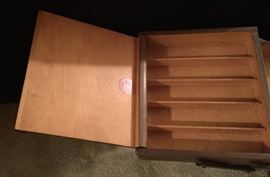 Vintage Accordion Style Sewing Chest