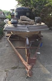 Tidecraft Outdoor Motorboat, Trailer & Motor