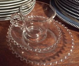 Depression Glass Tea Set