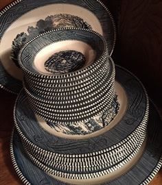 Currier & Ives Stoneware