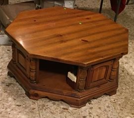 Octagon Maple Coffee Table