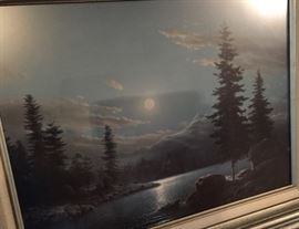 Dalhart Windberg Print Embraced by Moonlight