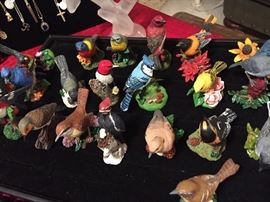 Assorted Collectible Miniature Birds