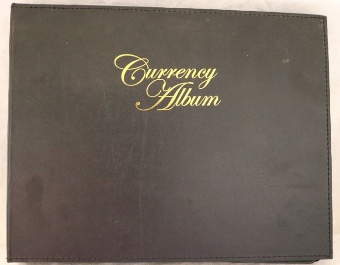Currency album $1 bill work $7.00