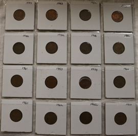 Canadian penny collection