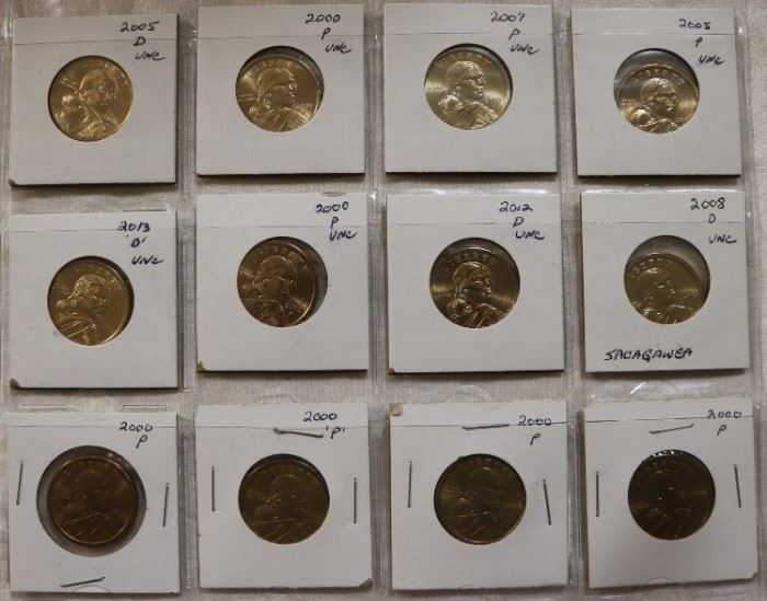 Sacagawea coins collection