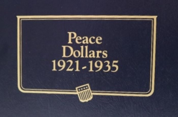 Peace dollars collection book