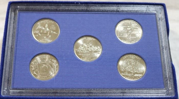 5 Uncirculated state quarters