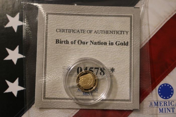 Birth of our Nation in Gold - Coin