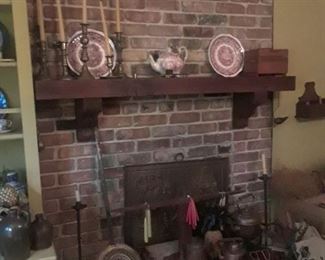 Another view of one of the fireplaces