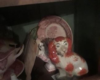 Staffordshire objects and transferware