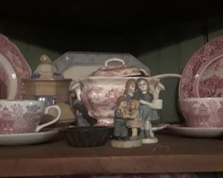 And more plus old porcelain figurines