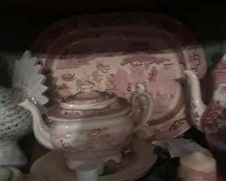 Another teapot, platter, and misc. Pieces