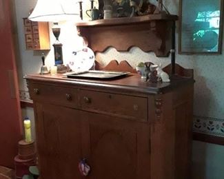 Two-door cupboard,  late 19th c.