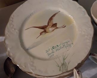 More bird plates in a different pattern