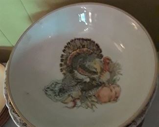 Turkey bowl by Fitz and Floyd