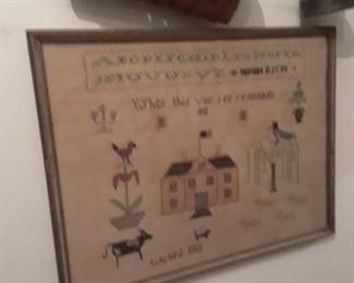 Lovely antique sampler