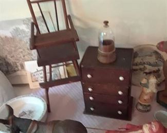 Antique Santa in sleigh