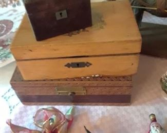 Beautiful antique boxes