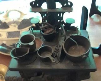 Cast iron stove, child's