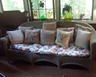 Wicker sofa