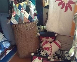 More quilts, including two ceazy quilt tops 