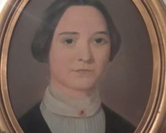 Oil portrait of lady