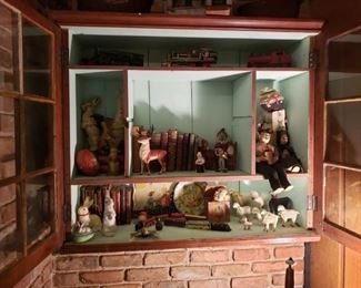 Antique toy and holiday decor